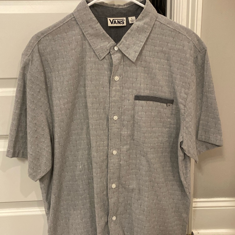 Men’s Vans Short-Sleeve Button-Down